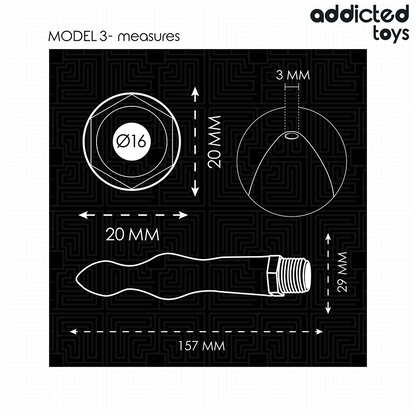Nettoyeur anal avec adaptateur universel modèle 3 – Addicted Toys