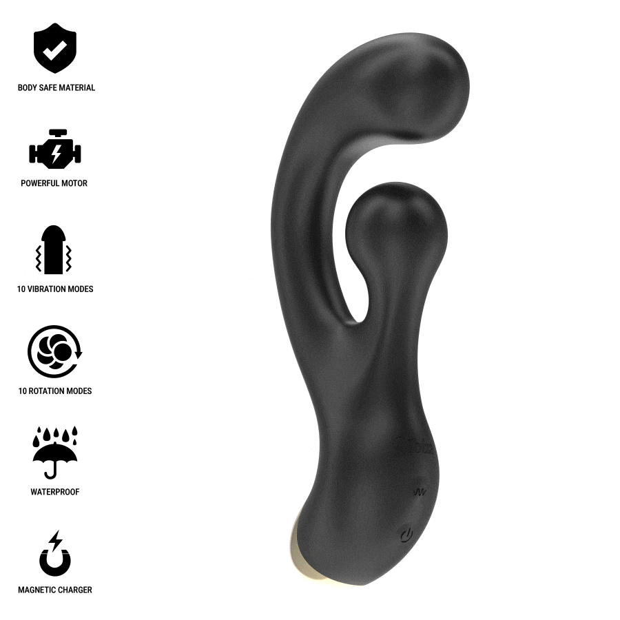 Vibrateur stimulateur vibrant et rotatif – Ibiza