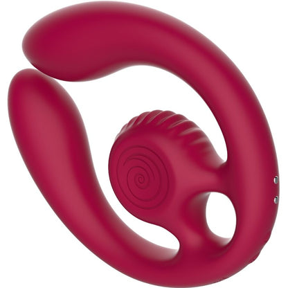 Gizi duo stimulateur pour couples télécommande bourgogne – Snail Vibe