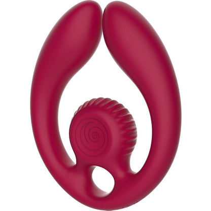 Gizi duo stimulateur pour couples télécommande bourgogne – Snail Vibe