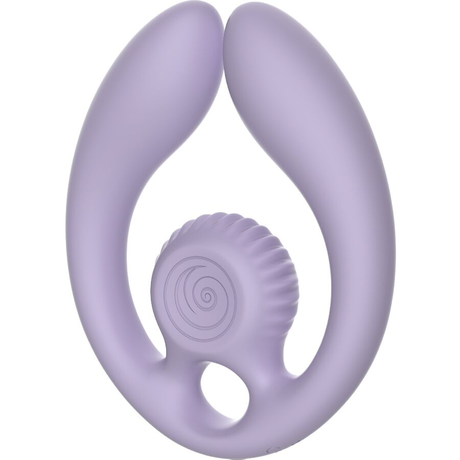 Gizi duo stimulateur pour couples télécommande lilas – Snail Vibe