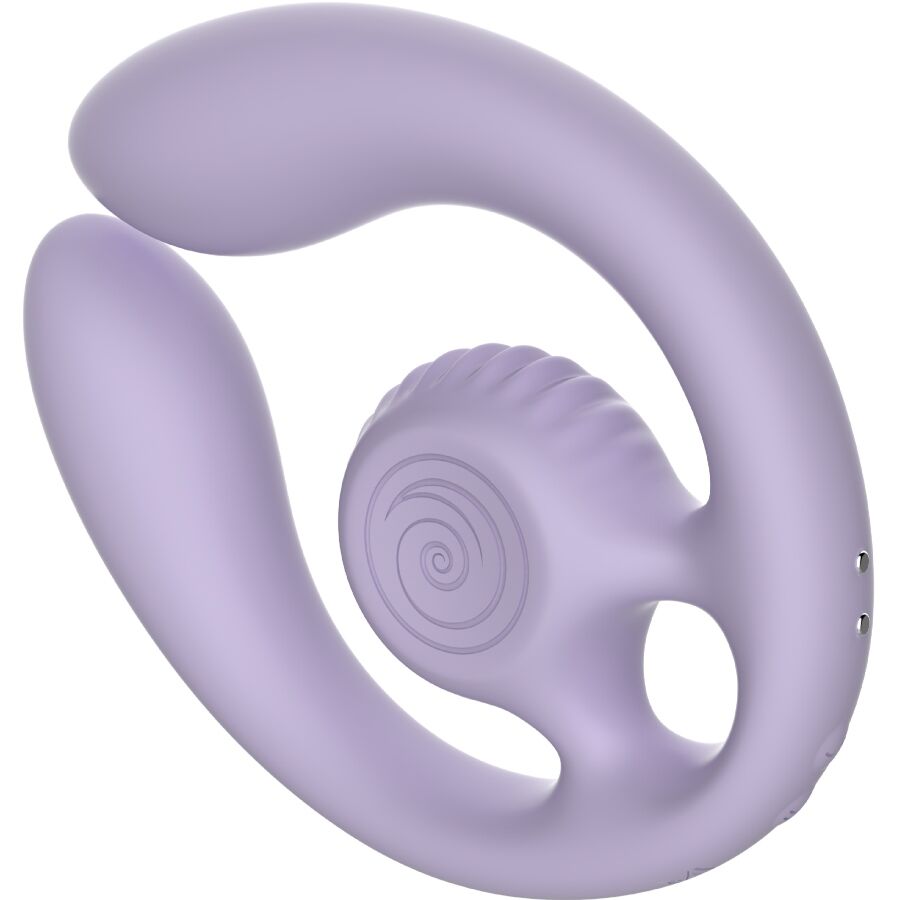 Gizi duo stimulateur pour couples télécommande lilas – Snail Vibe