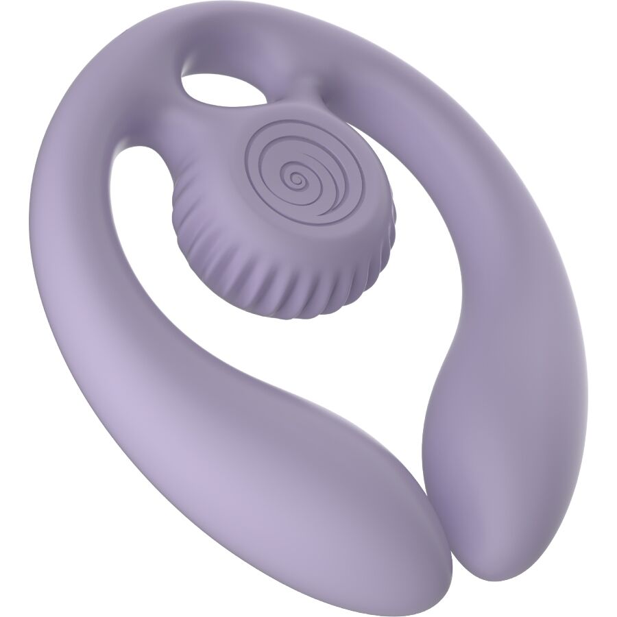 Gizi duo stimulateur pour couples télécommande lilas – Snail Vibe