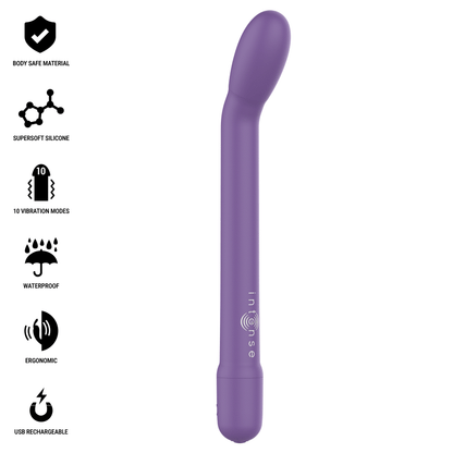 INTENSE - STIMULATEUR DE POINT G RECHARGEABLE KARLIE VIOLET