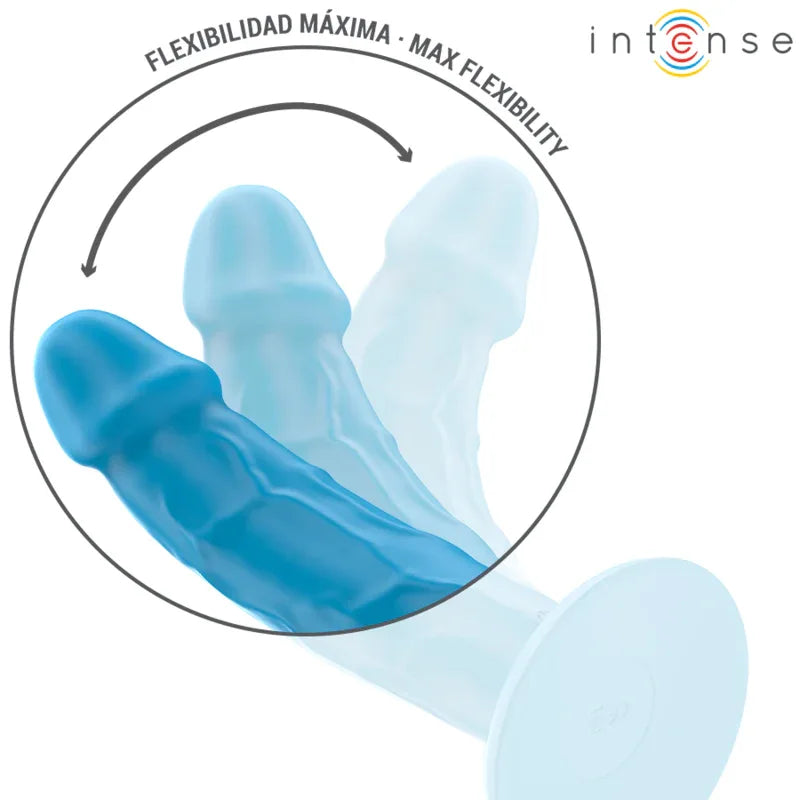 Intense Phoebe Vibrateur Réaliste 10 Vibrations Télécommande Bleu