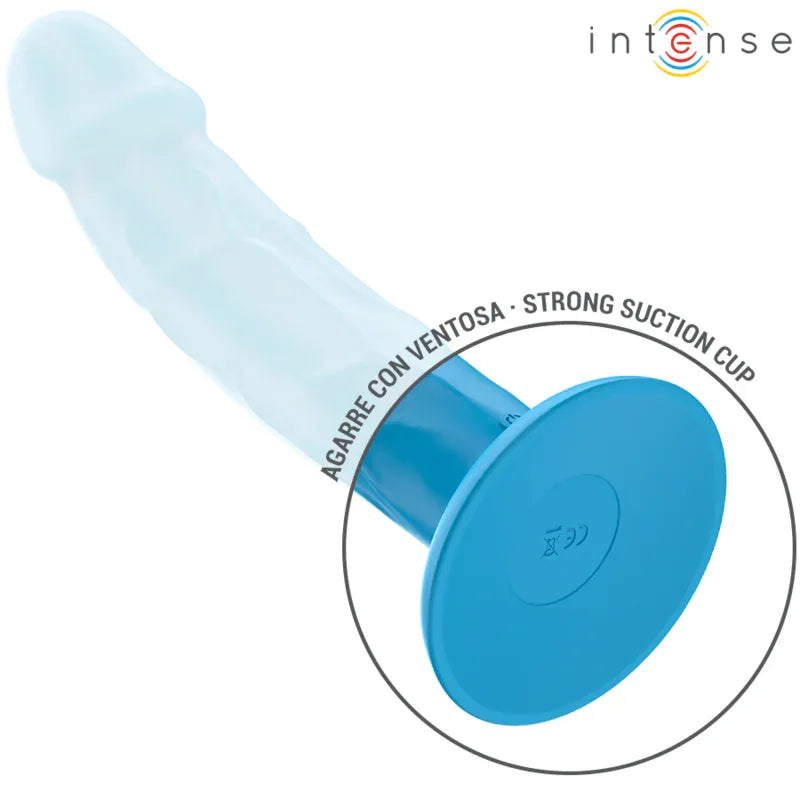 Intense Phoebe Vibrateur Réaliste 10 Vibrations Télécommande Bleu