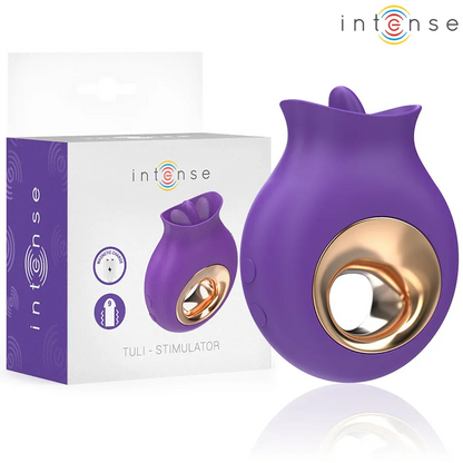 Intense Tuli Stimulateur Clitoris 9 Vibrations & 9 Oscillations Violet