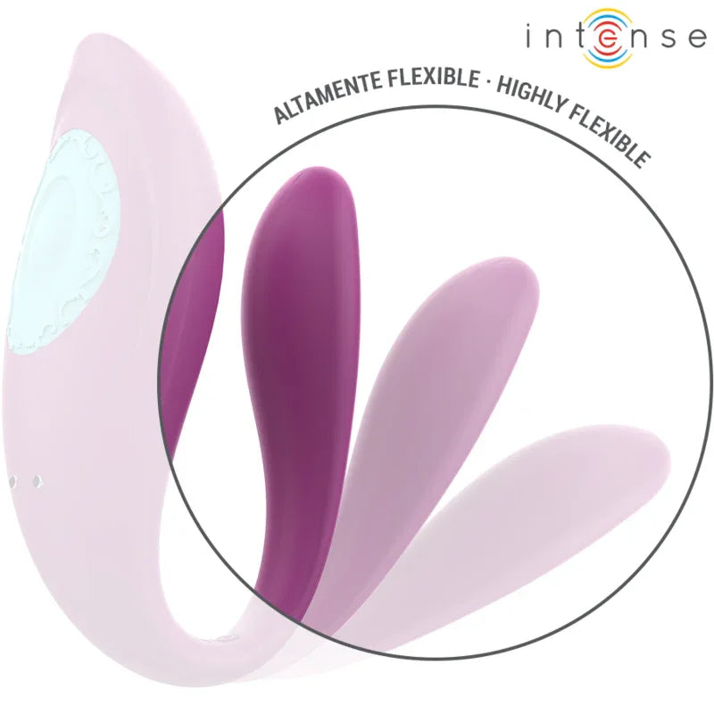 Intense Annie Vibrateur et Stimulateur en U Violet Télécommande