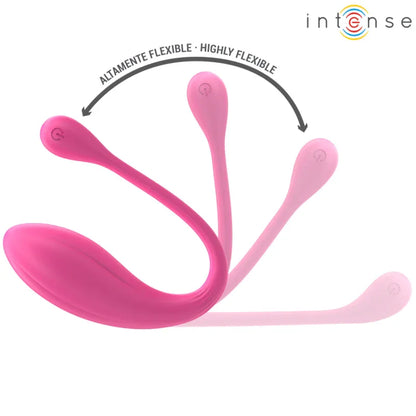 Intense Janice U Vibrateur Double Stimulation 10 Vibrations Rose Télécommande