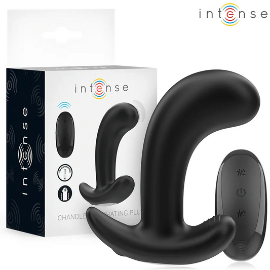 Intense Chandler Anal Plug 10 Vibrations Noir Télécommande