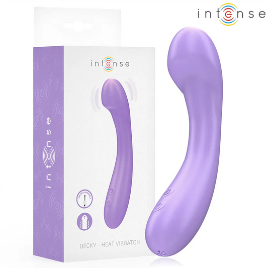 Intense Becky Vibrateur 19 cm Chauffant 7 Vibrations Violet