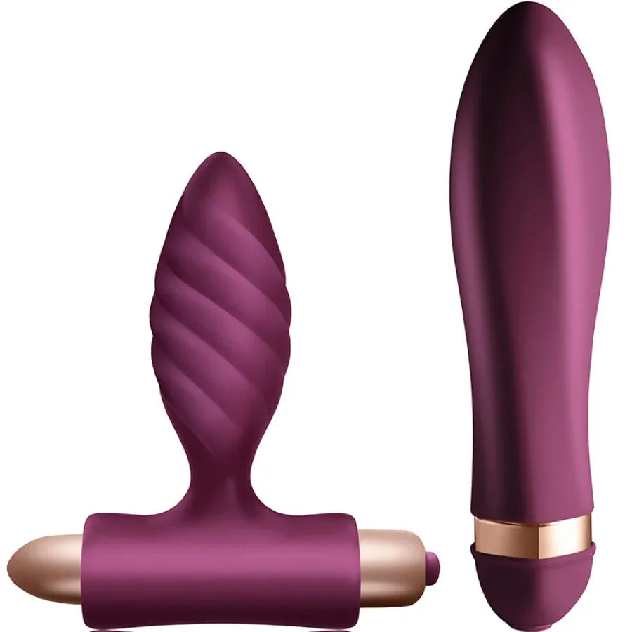 Climaximum – Kit Desire Vibrateur Torsadé + Plug Anal