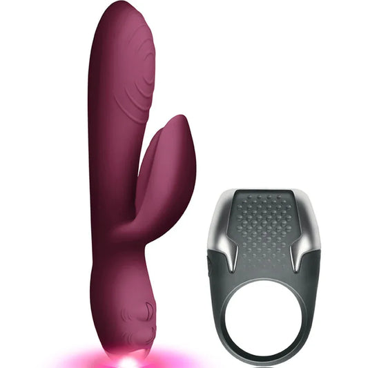 Climaximum – Lamour Kit Vibrateur Rabbit + Anneau Pénitensif à LED