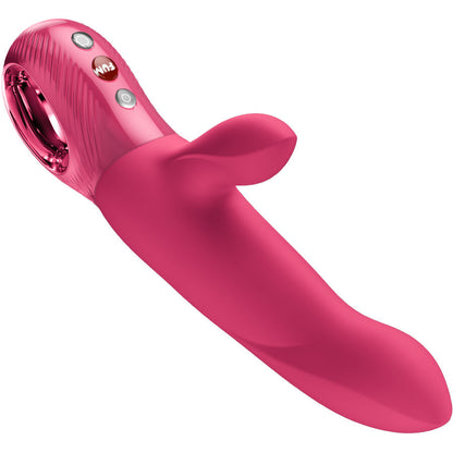 Vibrateur pulsateurs lapin à propulsation à arc bi stronic framboise – Fun Factory