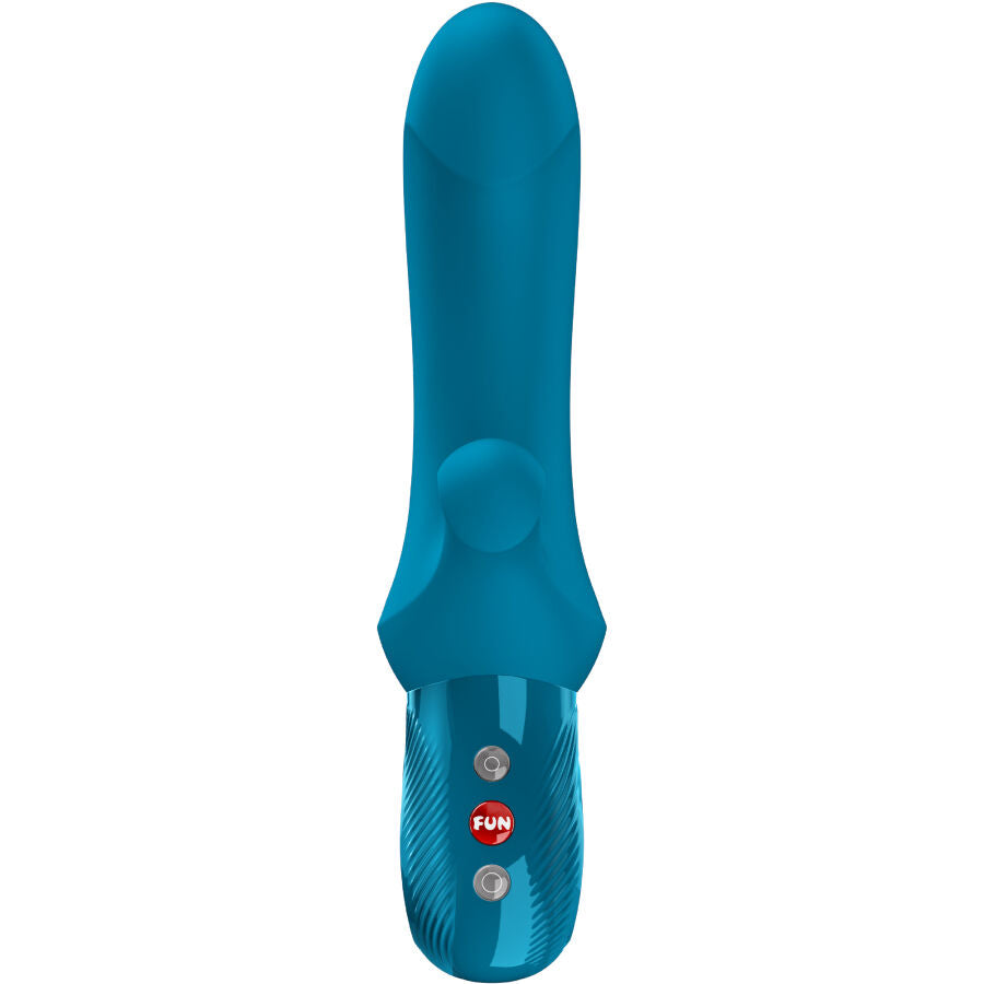 Vibrateur pulsateurs de lapin à courbe bi stronic aquamarine – Fun Factory