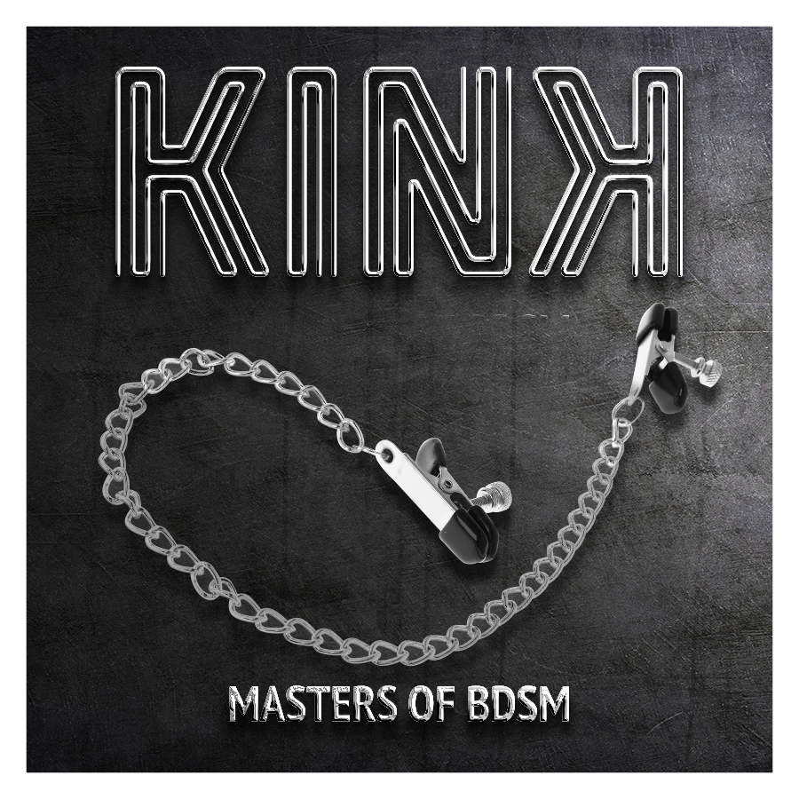 KINK - PINCES À TAMELON CHAÎNE PLATE ARGENT 34 CM