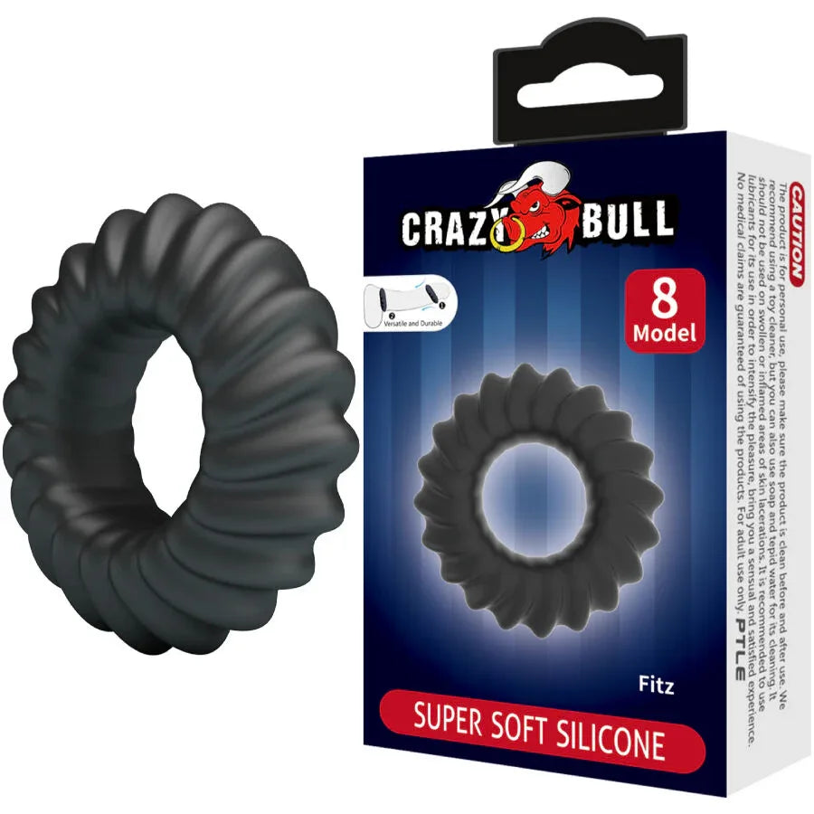 Crazy Bull – Bague en Silicone Fitz Modèle 8