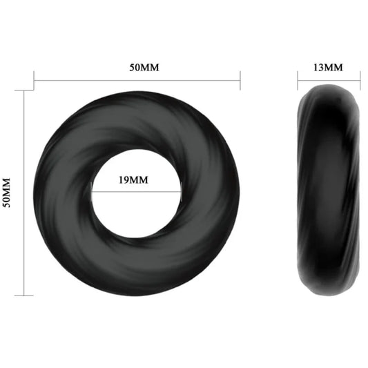 Crazy Bull – Bague en Silicone Spirale