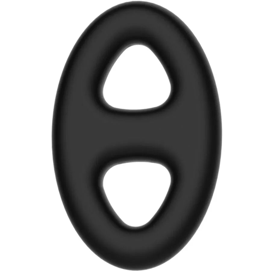 Crazy Bull – Bague en Silicone Double Ovale