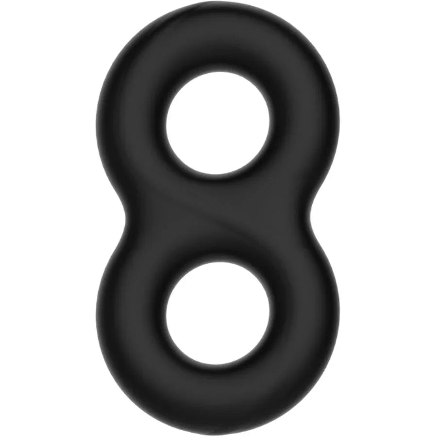 Crazy Bull – Bague en Silicone Double Infinity