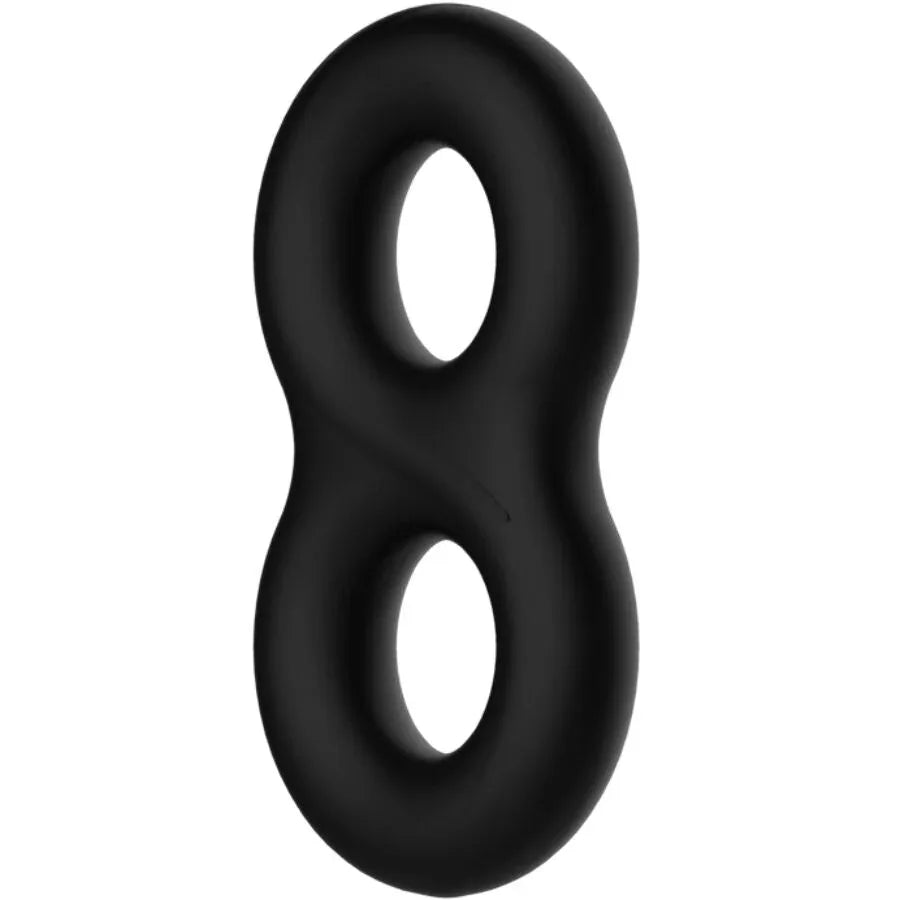 Crazy Bull – Bague en Silicone Double Infinity