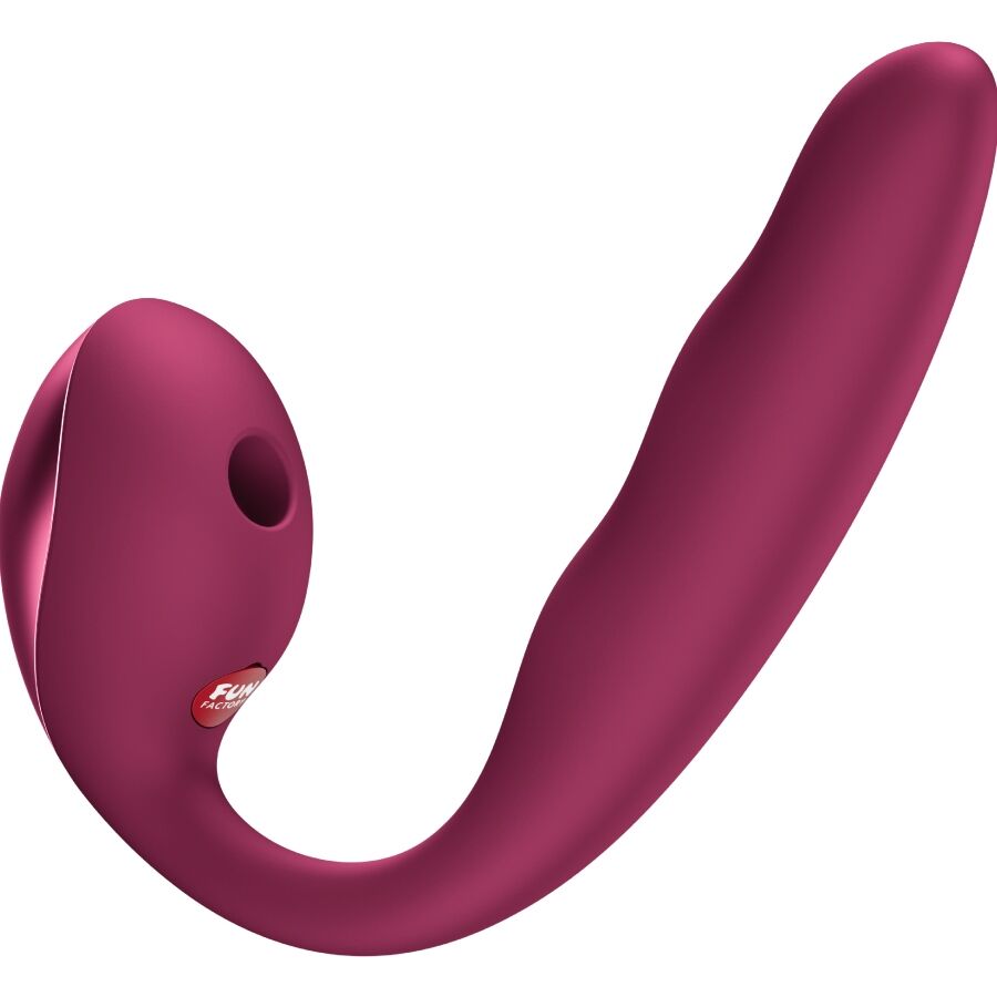 Allegro vibrateur à double impulsion d'air inserable rouge vin – Fun Factory