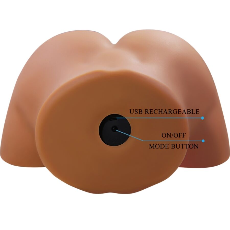 Geriann vibrateur et suçon féminin réaliste avec son 5,5 kg – Crazy Bull
