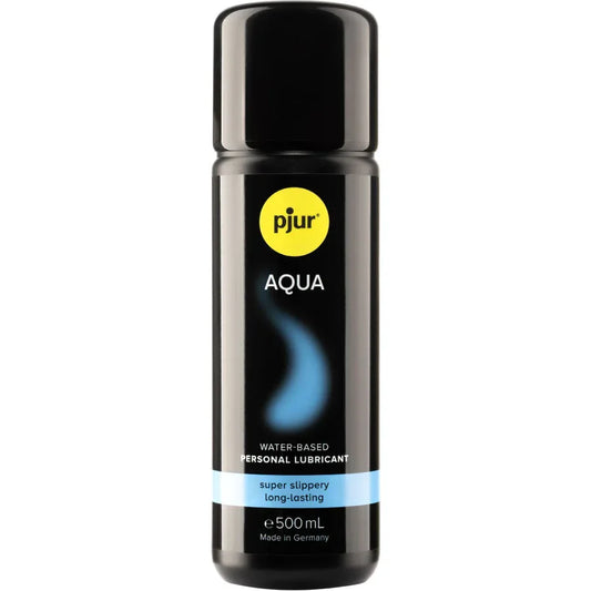 Pjur – Aqua Lubrifiant à Base D'Eau 500 ml – Sensations Intenses & Excitation Maximale