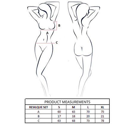 Ensemble soutien-gorge + string resilque blanc – Passion