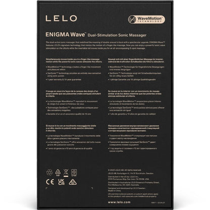 Enigma wave vibration triple massager noir – Lelo