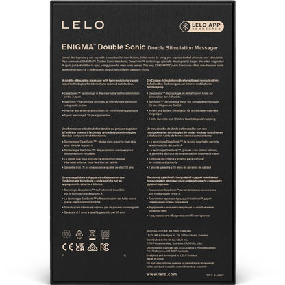 Enigma double vibrateur sonic point g noir – Lelo