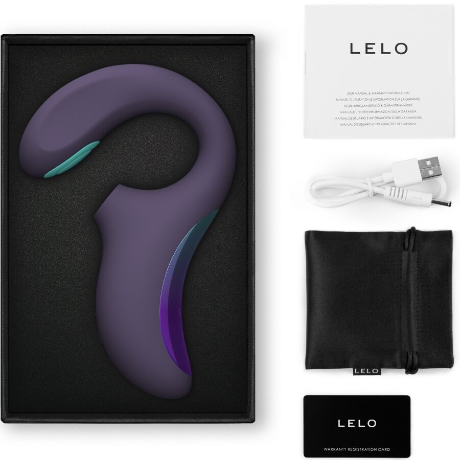 Enigma double vibrateur sonique point g cyber violet – Lelo