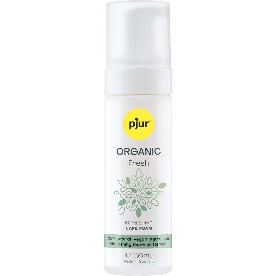 Mousse rafraîchissante biologique vegan sans rinçage 150 ml – Pjur