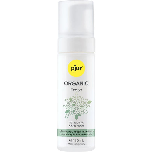 Mousse rafraîchissante biologique vegan sans rinçage 150 ml – Pjur