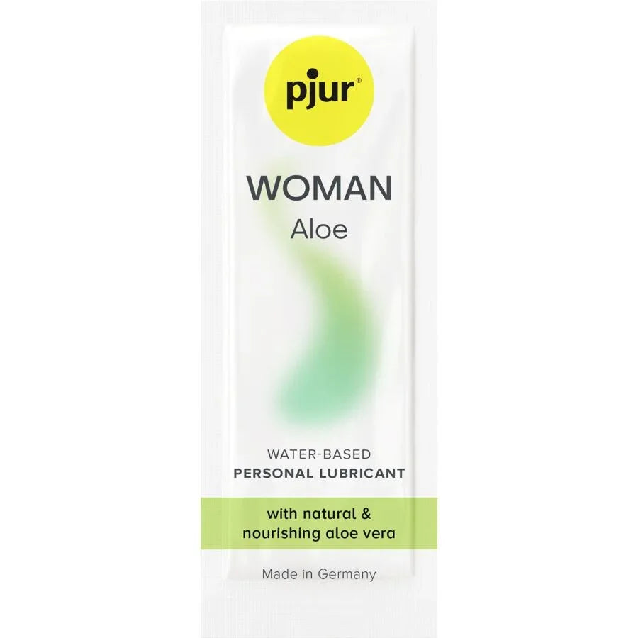 Pjur – Femme Lubrifiant Base Eau Aloès 2 ml – Sensations Intenses & Excitation Maximale