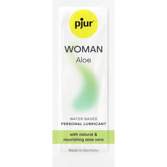 Pjur – Femme Lubrifiant Base Eau Aloès 2 ml – Sensations Intenses & Excitation Maximale