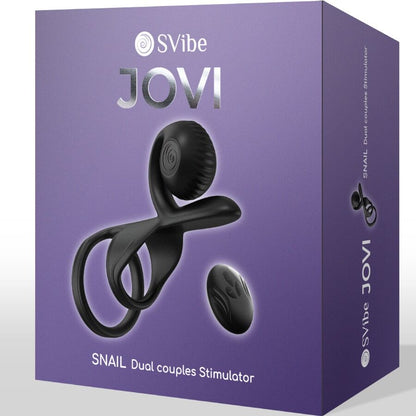Jovi bague pour couples télécommande noir – Snail Vibe