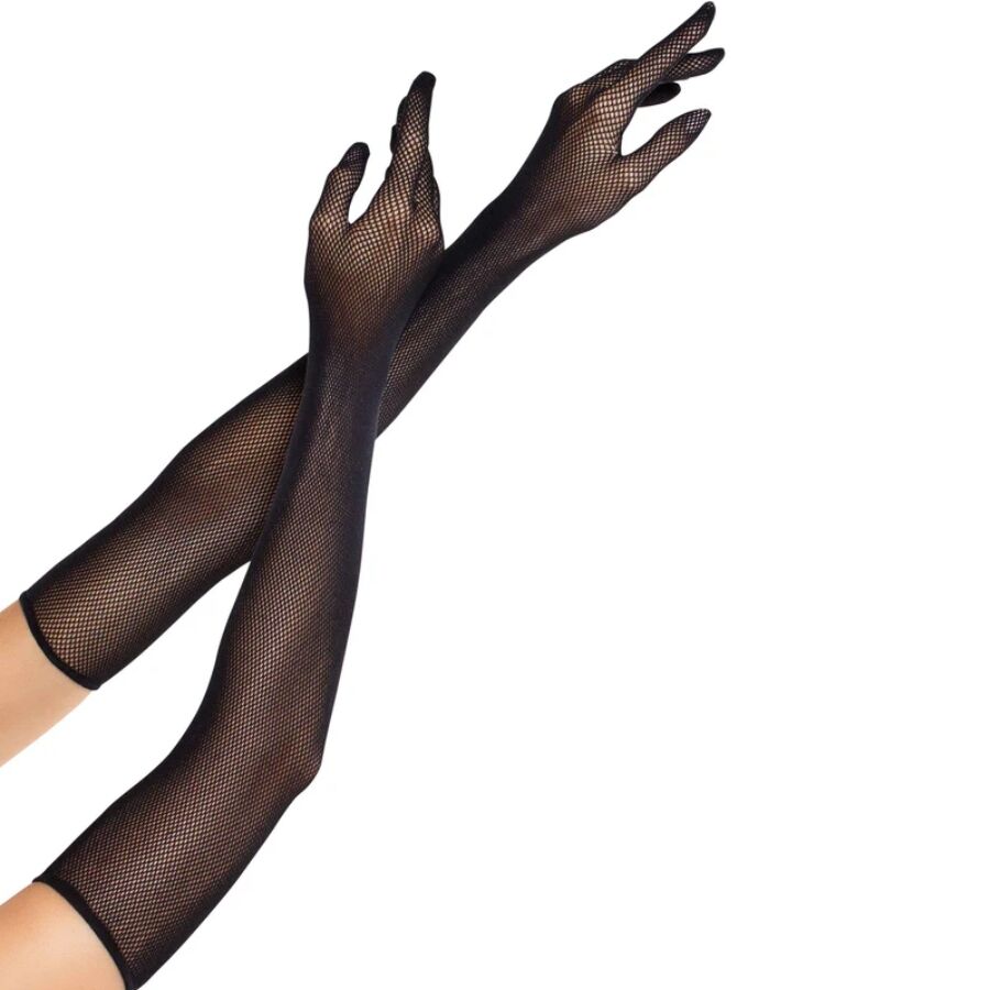 Gants longs en réseille opera noirs – Leg Avenue