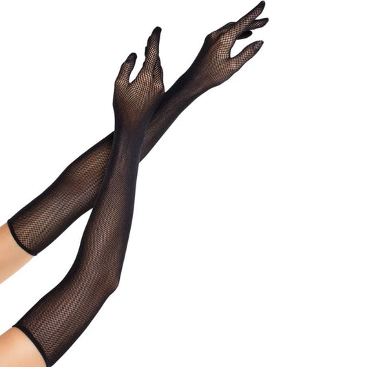 Gants longs en réseille opera noirs – Leg Avenue