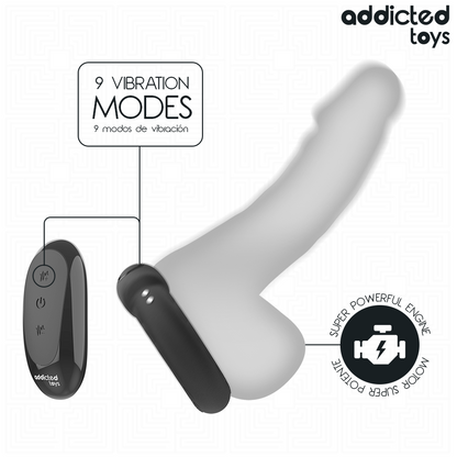 Vibrateur anneau pénitentiaire vibrant à effet chauffant avec télécommande – Addicted Toys