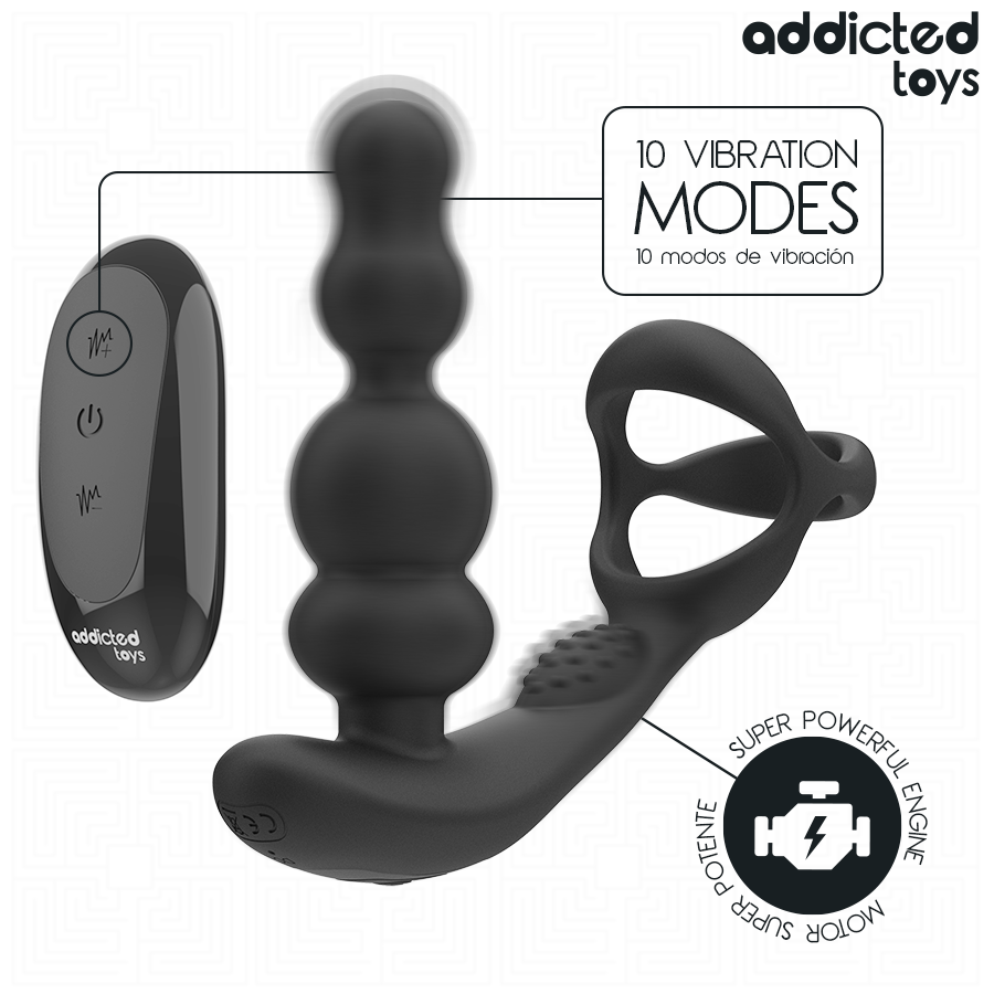 Masseur de prostate rotatif à télécommande – Addicted Toys
