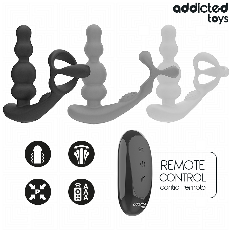 Masseur de prostate rotatif à télécommande – Addicted Toys