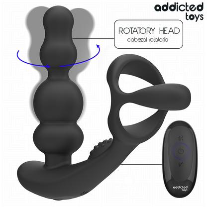 Masseur de prostate rotatif à télécommande – Addicted Toys