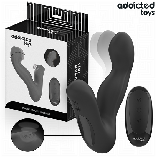 Masseur de prostate oscillant avec mode pulsation et télécommande – Addicted Toys