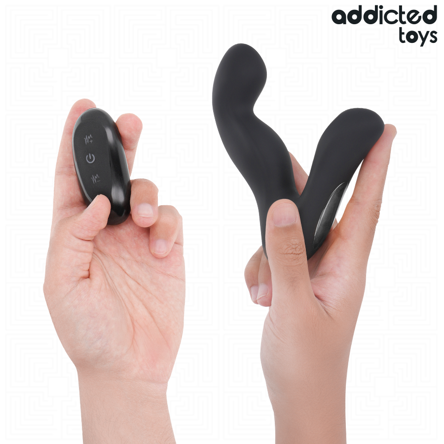 Masseur de prostate oscillant avec mode pulsation et télécommande – Addicted Toys