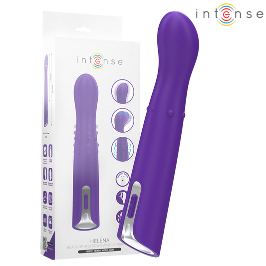 Vibrateur helena beads up & down wiggle 13,5 cm – Intense