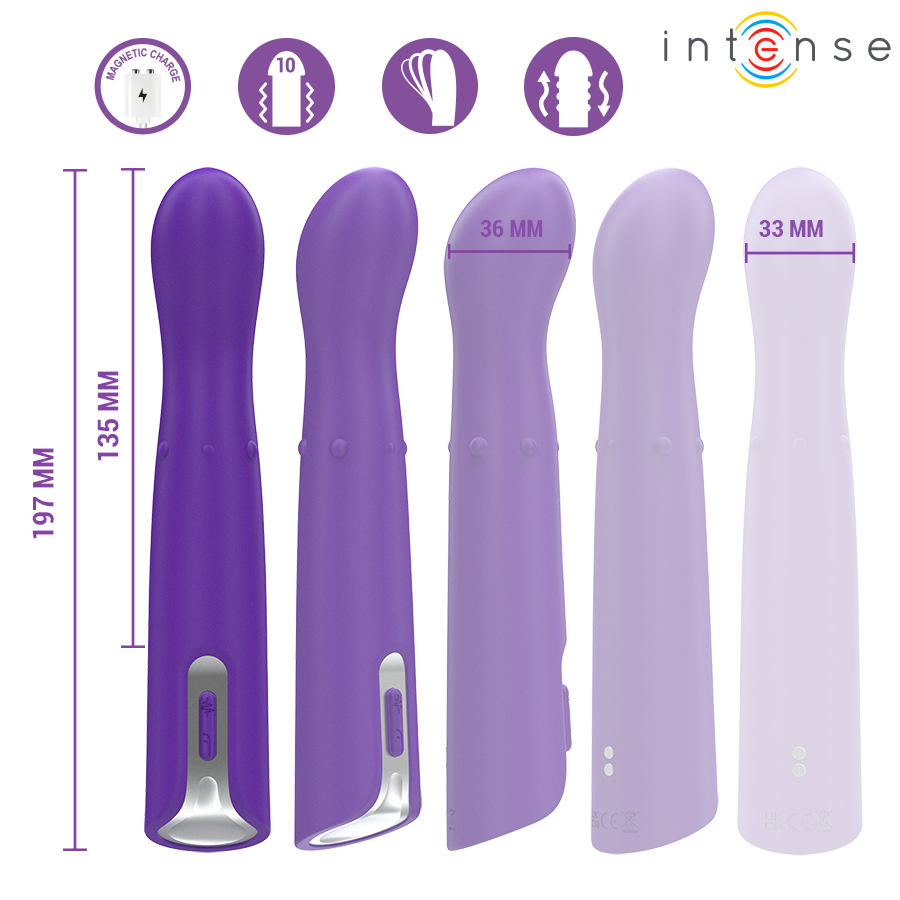 Vibrateur helena beads up & down wiggle 13,5 cm – Intense
