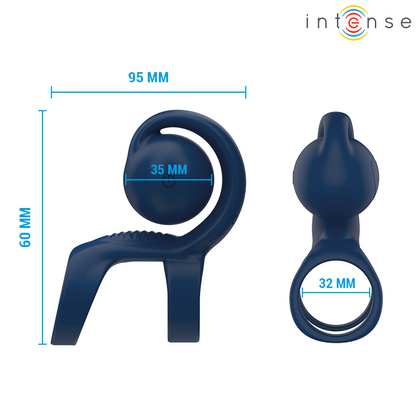 Vibrateur tyson cock ring avec boule vibrante ø 3,2 cm – Intense
