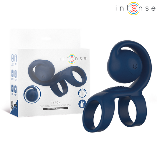 Vibrateur tyson cock ring avec boule vibrante ø 3,2 cm – Intense