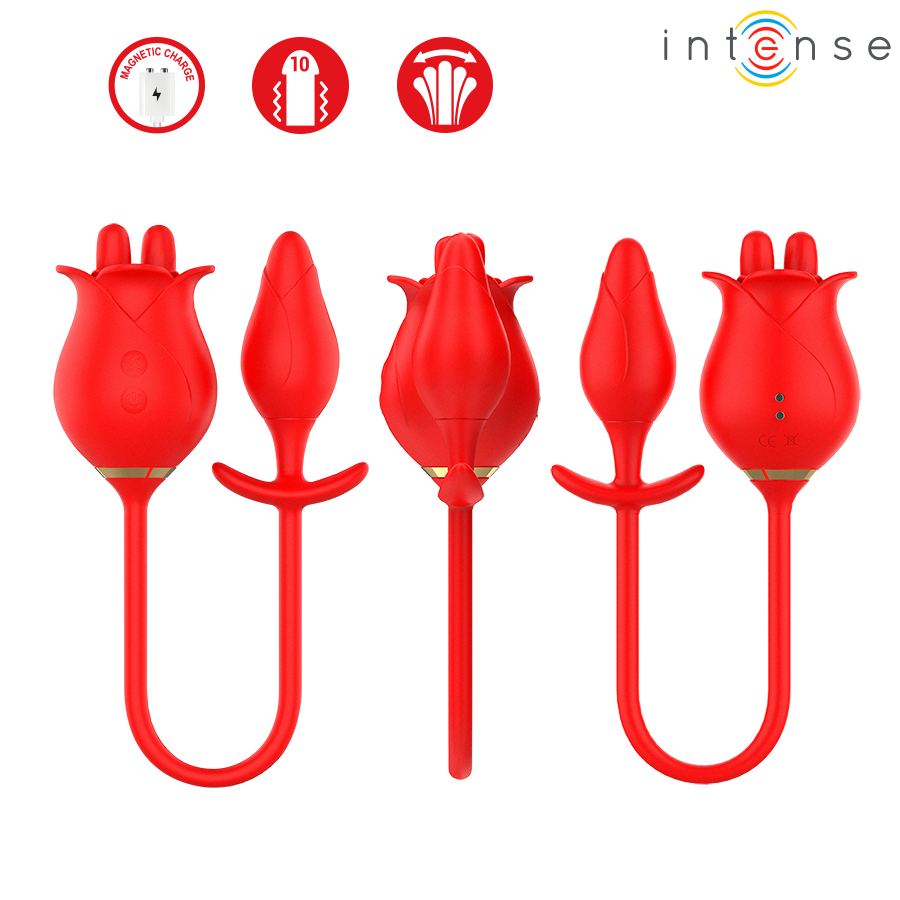 Stimulateur clitoridien melanie double stimulateur de clitoris avec langue en zigzag – Intense